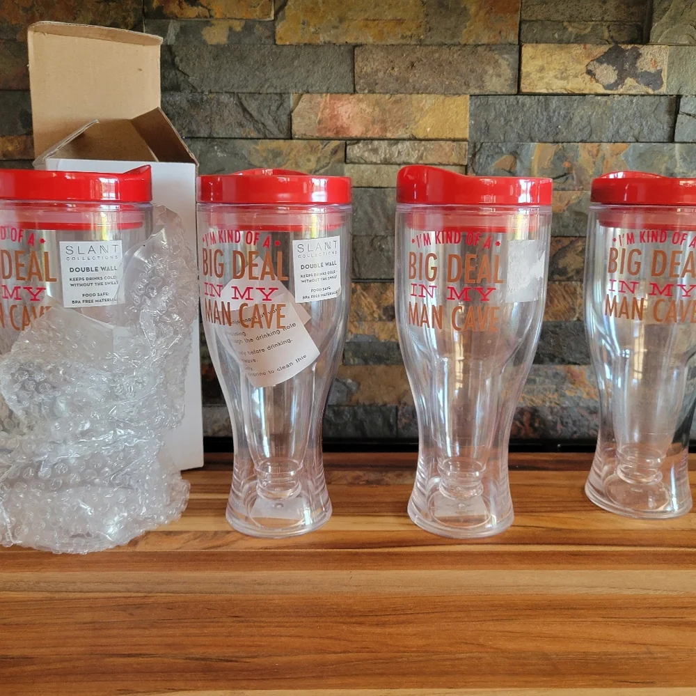Slant‎ double wall Man Cave Cups, Dad Mug Fathers Day